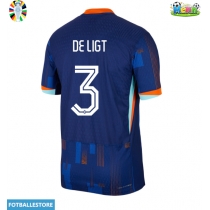 Nederland Matthijs de Ligt #3 Bortedrakt EM 2024 Kortermet